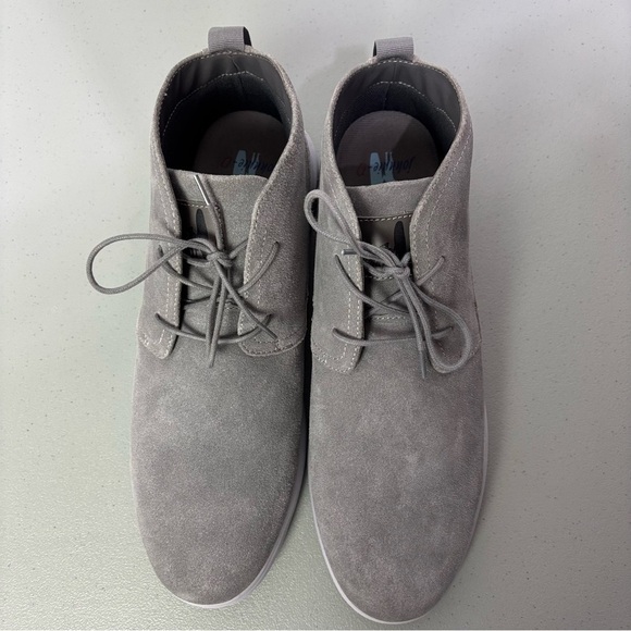 Johnnie-O Chill Chukka Boots Men\'s Neutral Gray Size 13 M Leather Suede Upper main image 3